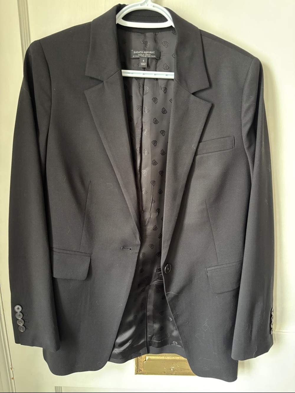 Banana Republic Black Women’s Single-Breasted Blazer